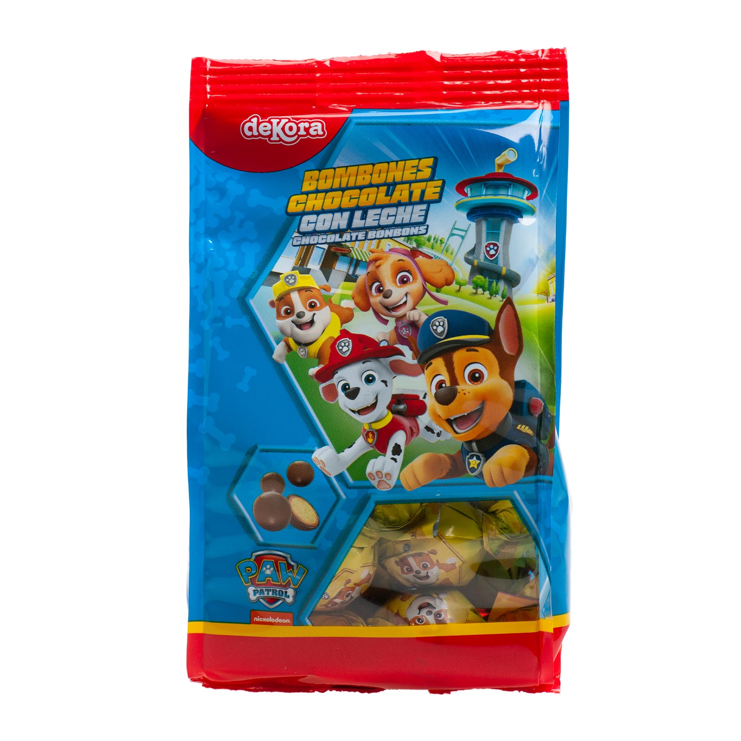 BAG OF PAW PATROL CHOCOLATES 100 GR