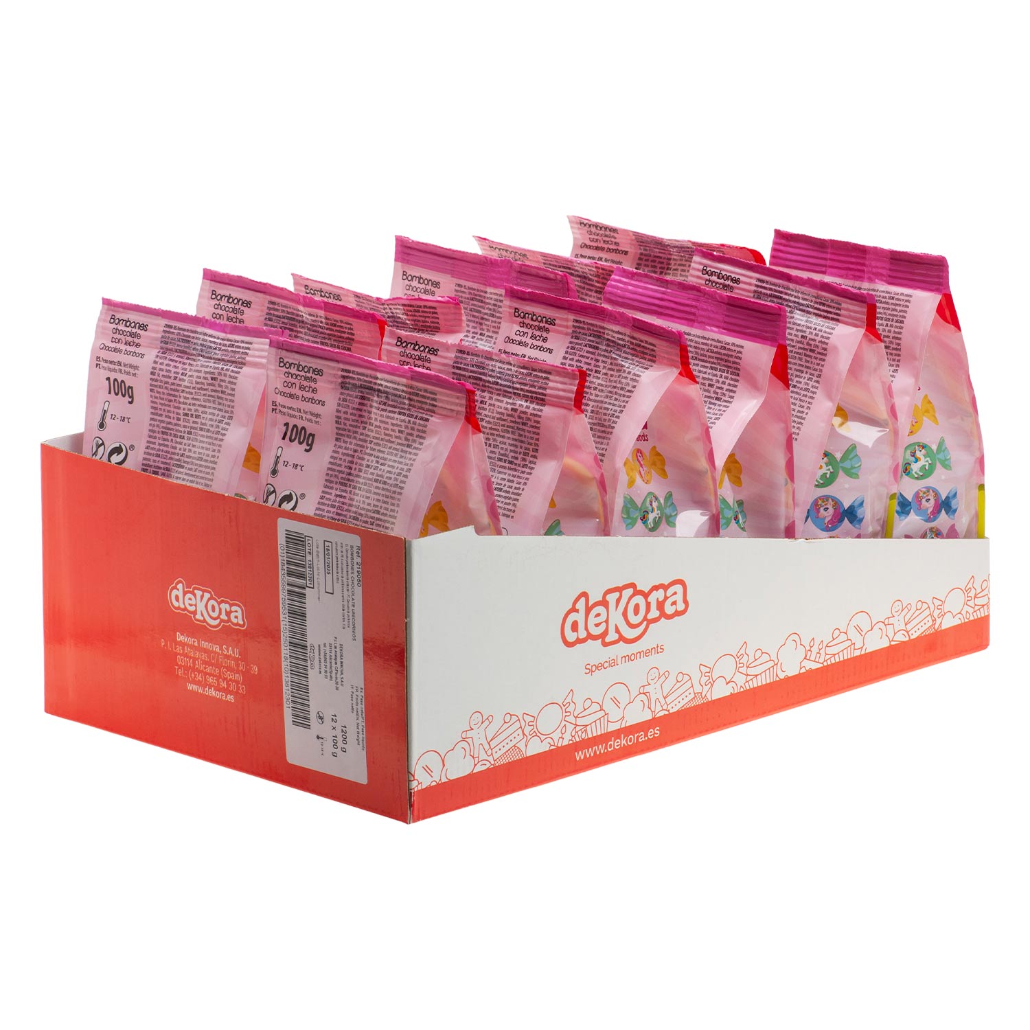 SACHET DE CHOCOLATS TESIA 100 GR