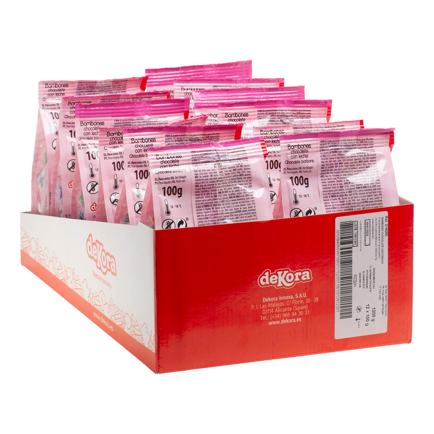 SACO DE CHOCOLATES TESIA 100 GR