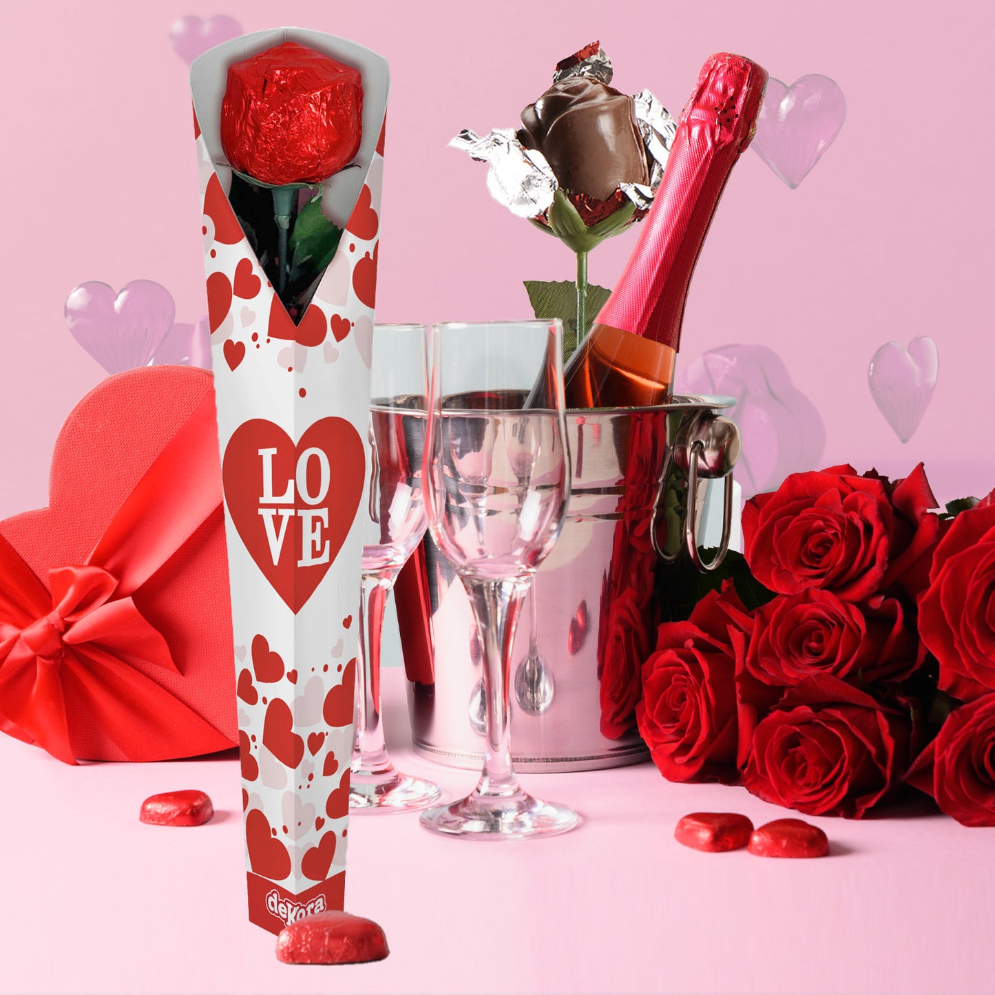 DIAMONG CHOCOLATE ROSE 18GR