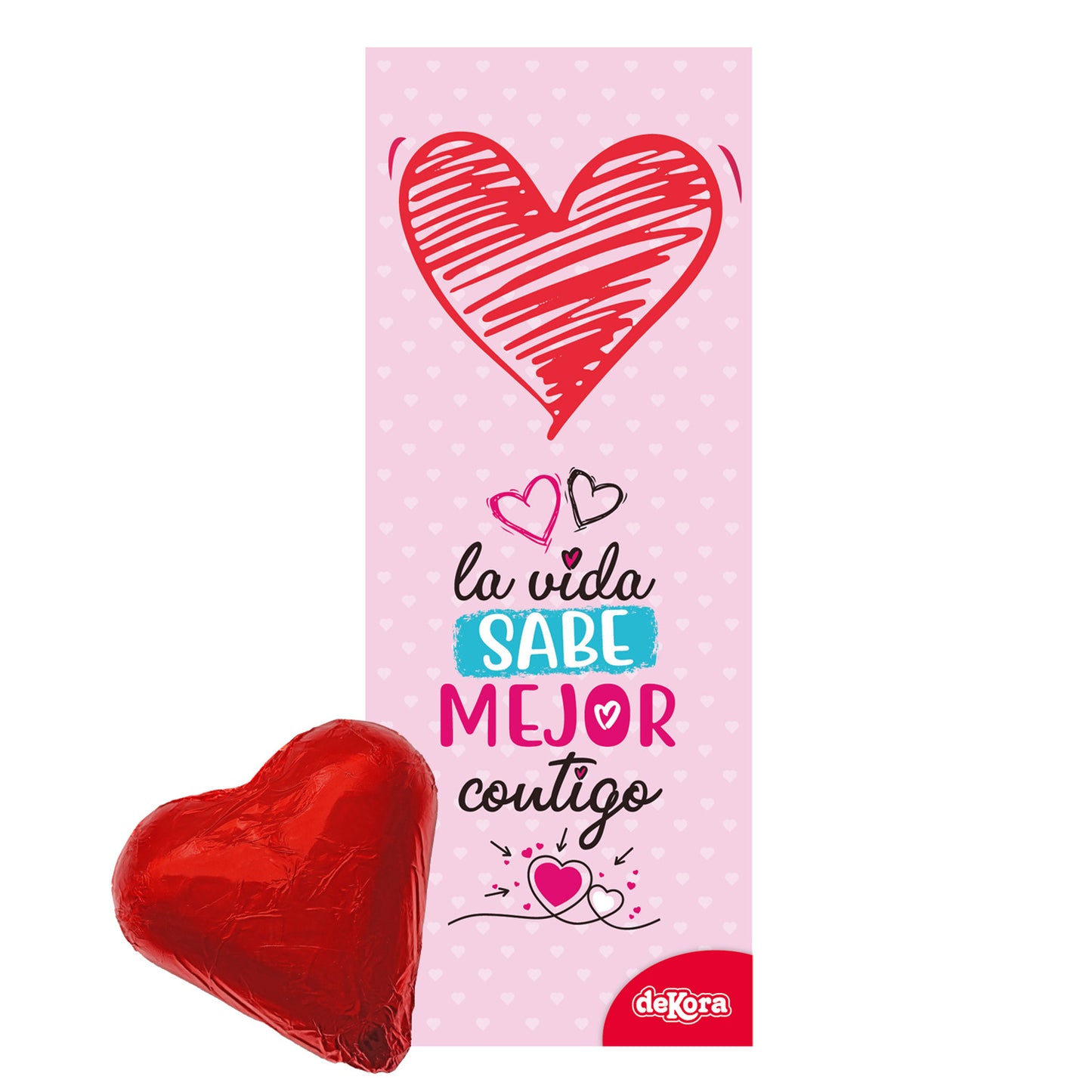 HEART CHOCOLATE WITH PAGE MARKER 25GR