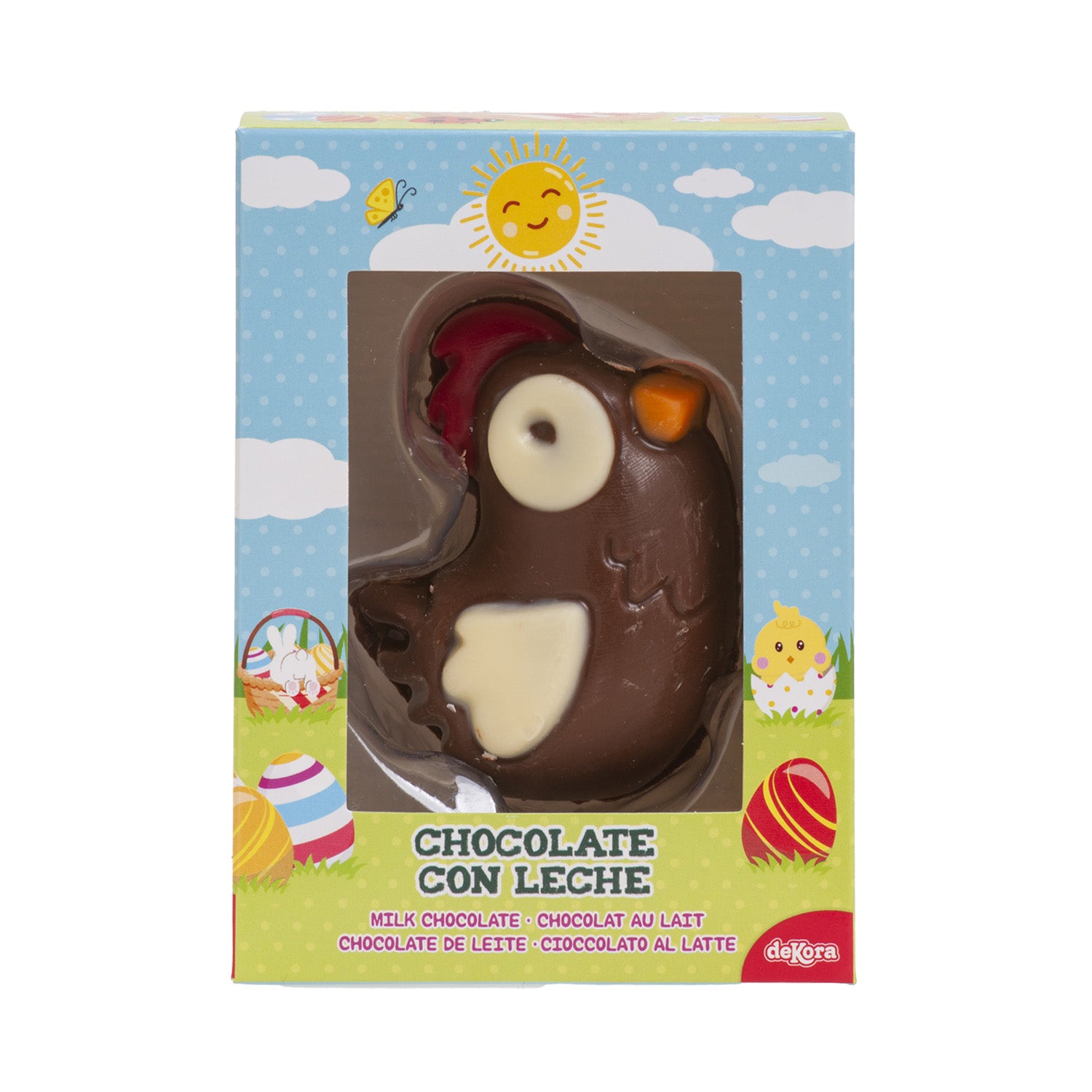 SURTIDO 3D CONEJITO Y GALLINA CHOCOLATE 55 GR
