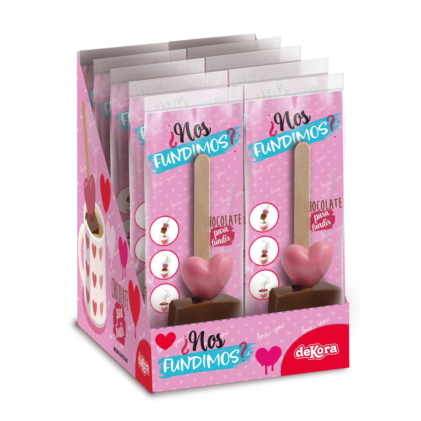 SWEET CHOC CORAZÓN PARA FUNDIR 34GR