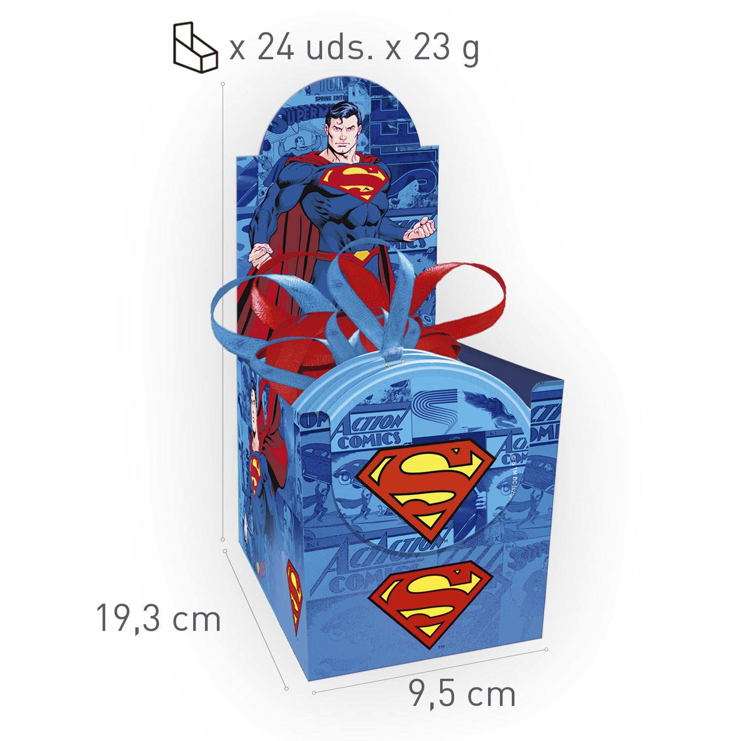 MÉDAILLE CHOCOLAT SUPERMAN 23 GR