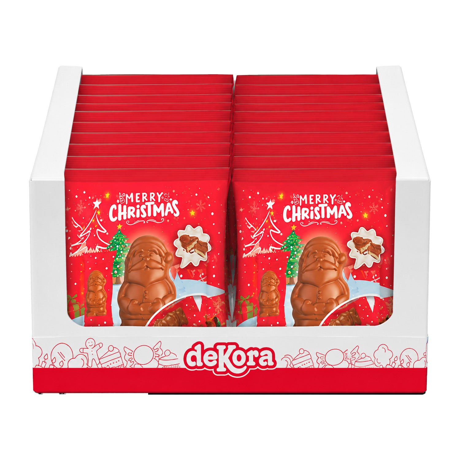 CHOCOLATES RELLENOS DE CREMA DE LECHE PAPA NOEL 80GR