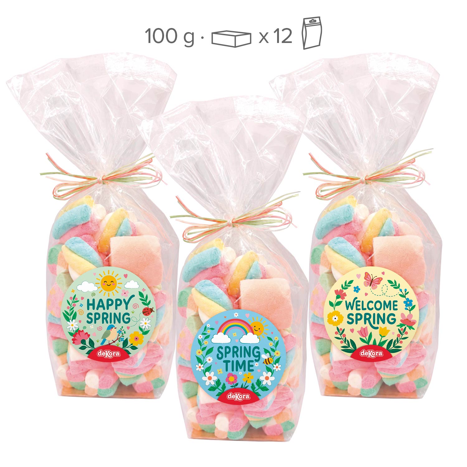 SACCHETTO DI MALLOW PASQUA 100GR
