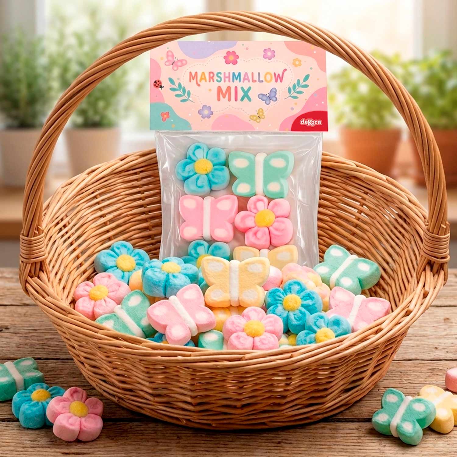 BOLSA FLORES Y MARIPOSAS NUBE 67GR