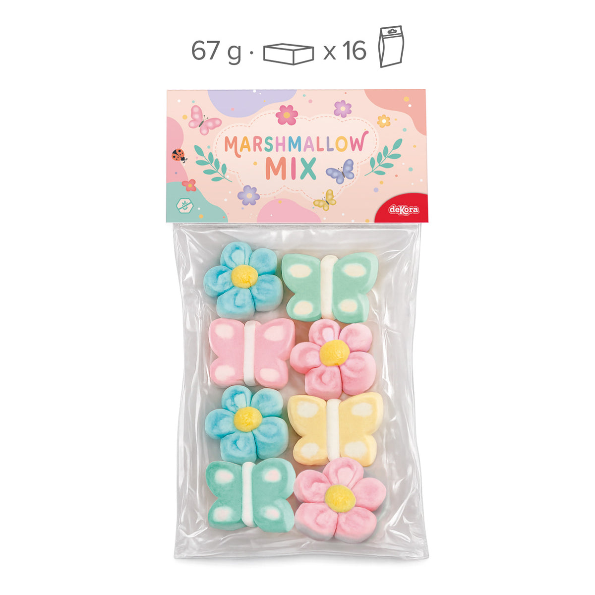 BOLSA FLORES Y MARIPOSAS NUBE 67GR