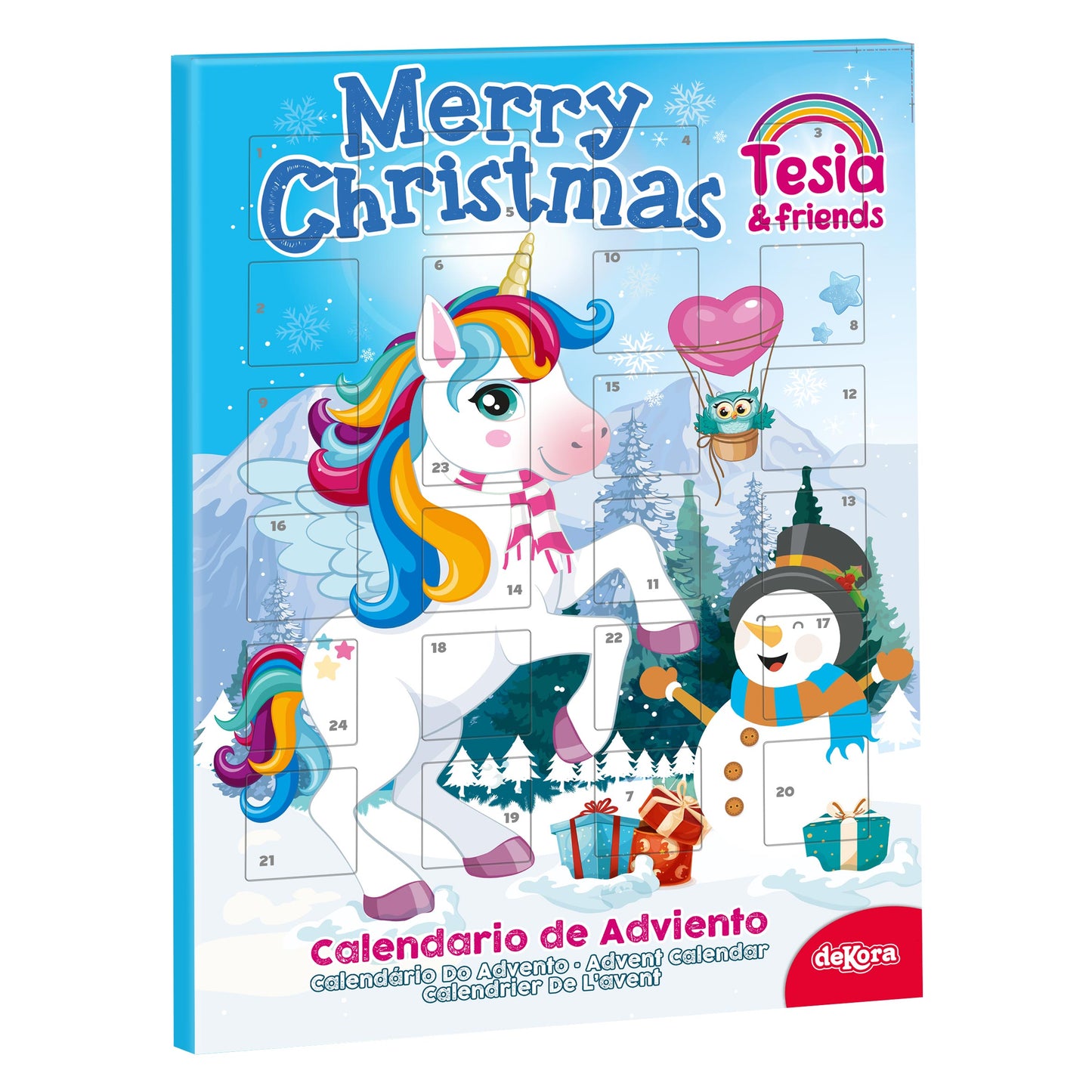 CALENDRIER DE L'AVENT TESIA AVEC CHOCOLAT 50GR