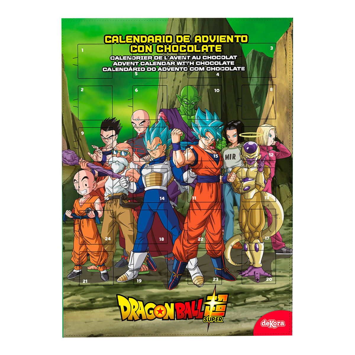 DRAGON BALL ADVENT CALENDAR 50GR