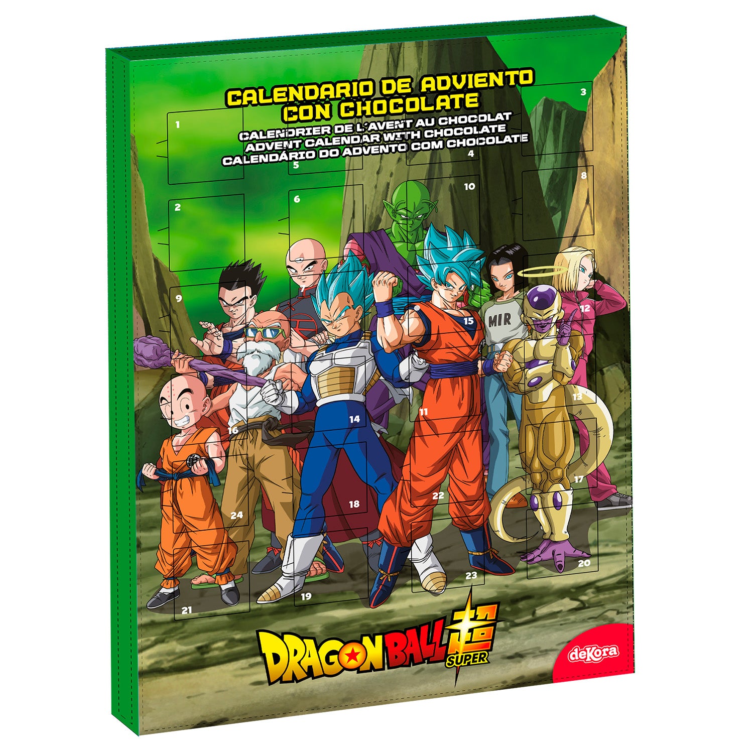 CALENDARIO CHOCOLATE DRAGON BALL 50GR