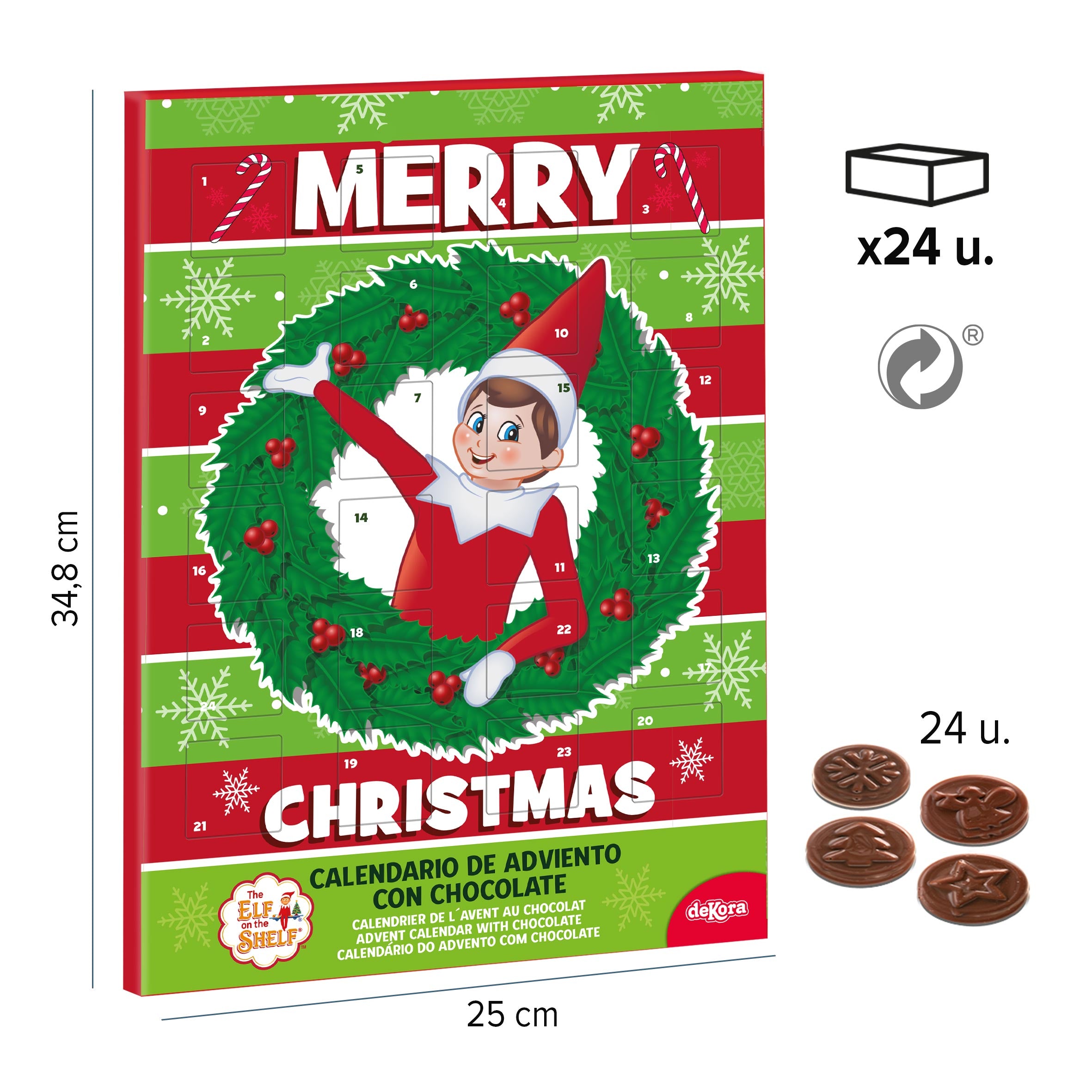 CALENDARIO ADVIENTO THE ELF 50GR