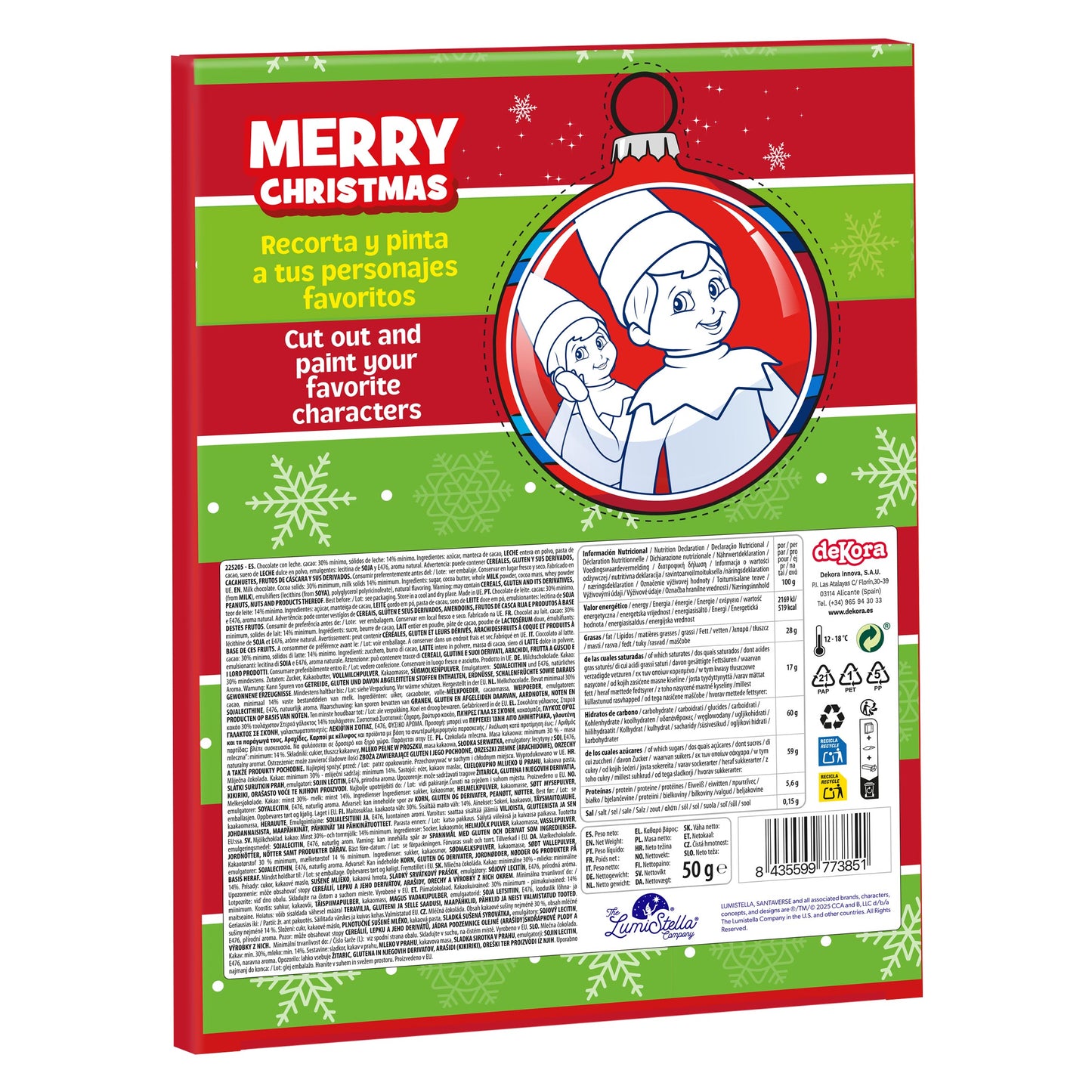 CALENDARIO ADVIENTO THE ELF 50GR