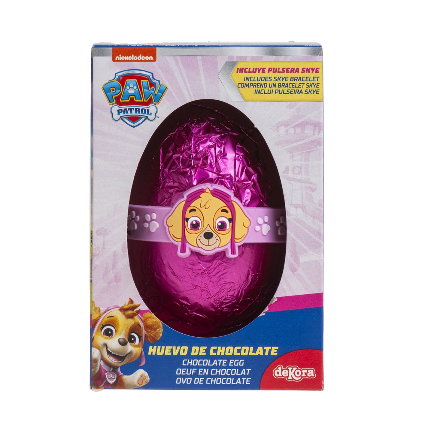 CHOCOLATE EGG WITH SKYE BRACELET 55GR