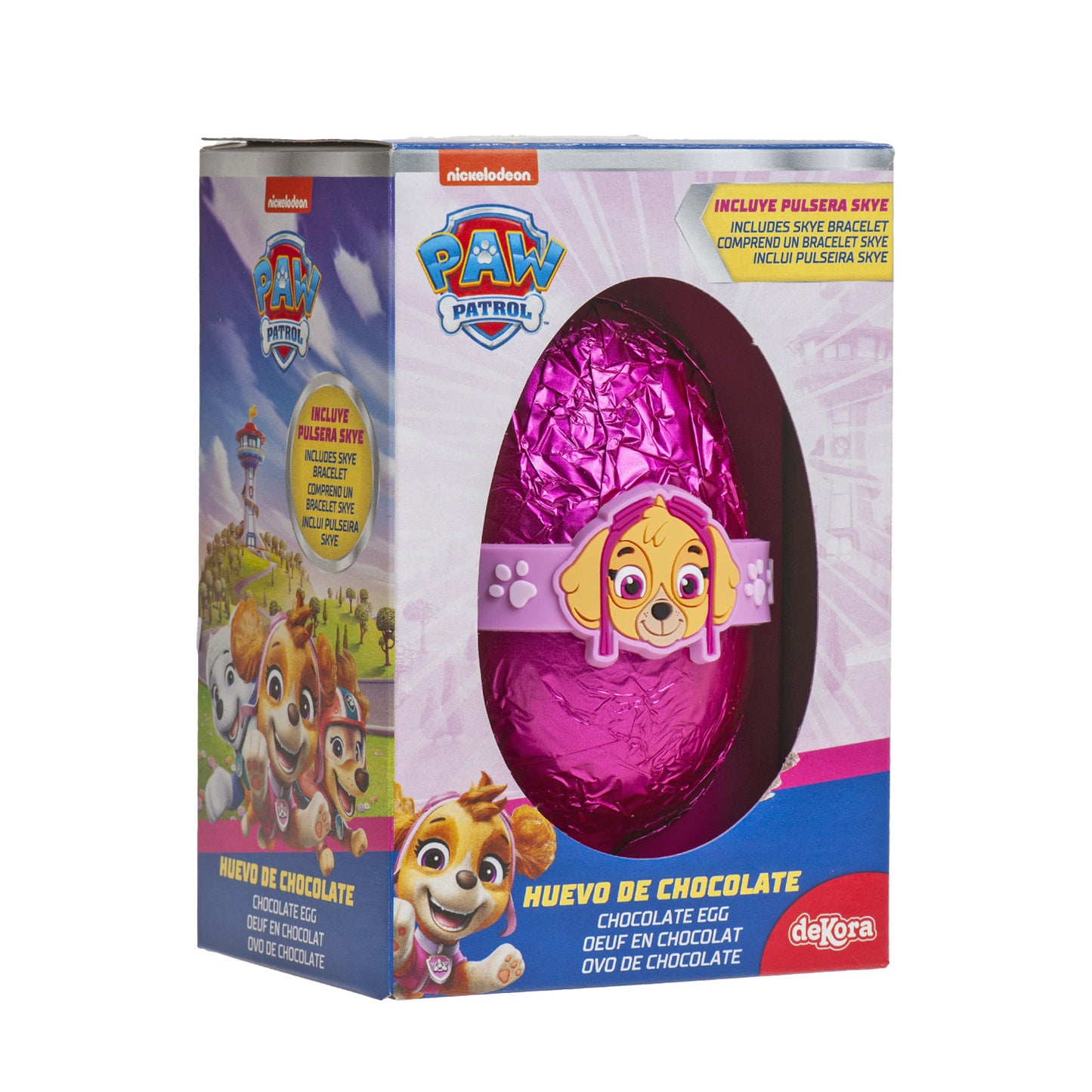 CHOCOLATE EGG WITH SKYE BRACELET 55GR