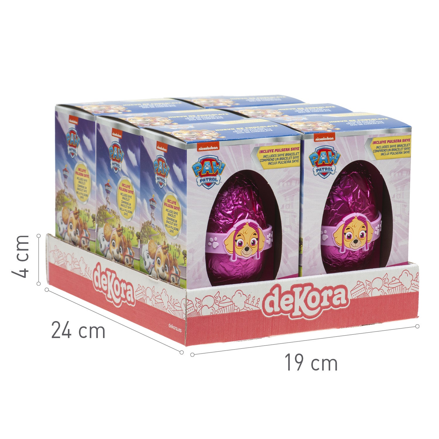 CHOCOLATE EGG WITH SKYE BRACELET 55GR