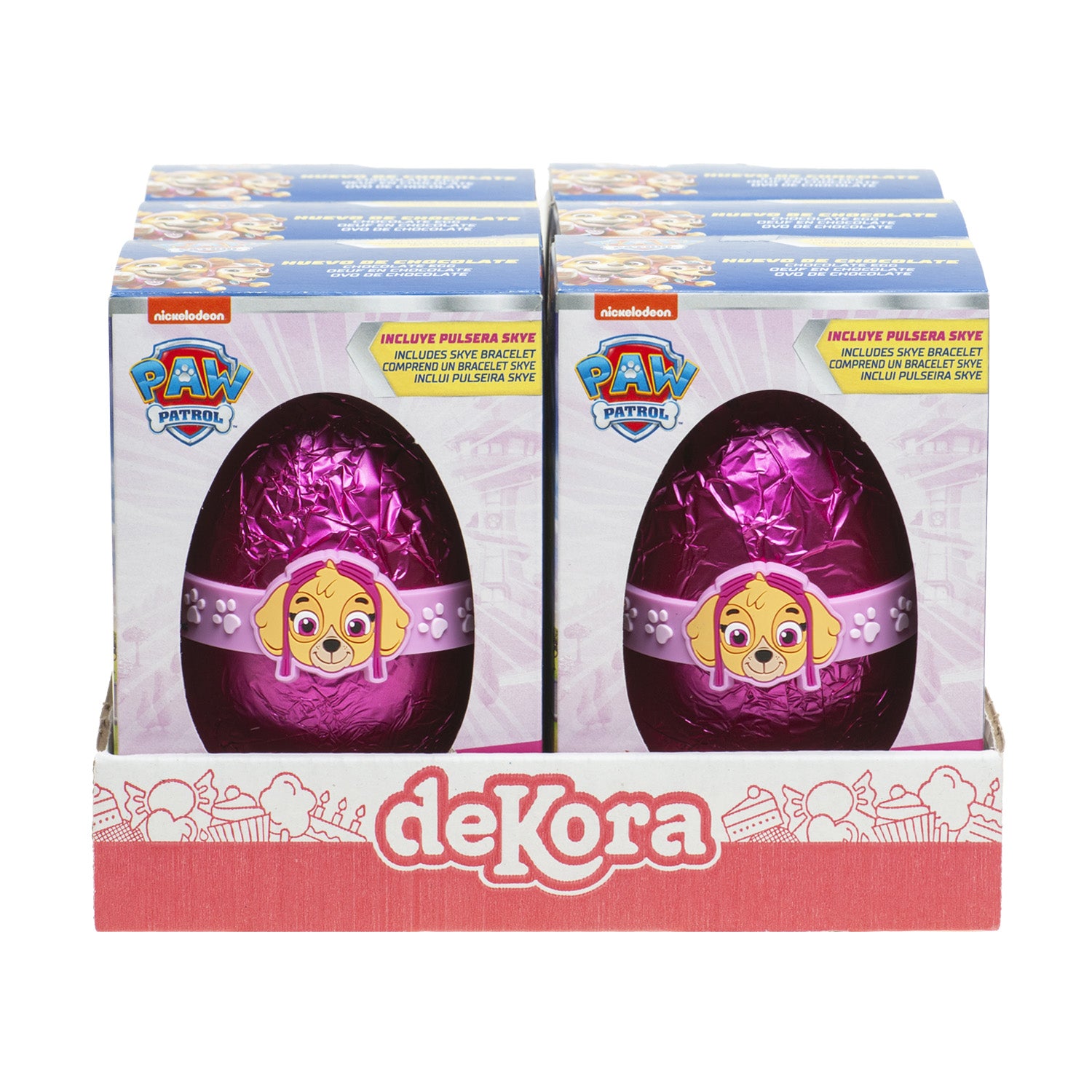 CHOCOLATE EGG WITH SKYE BRACELET 55GR