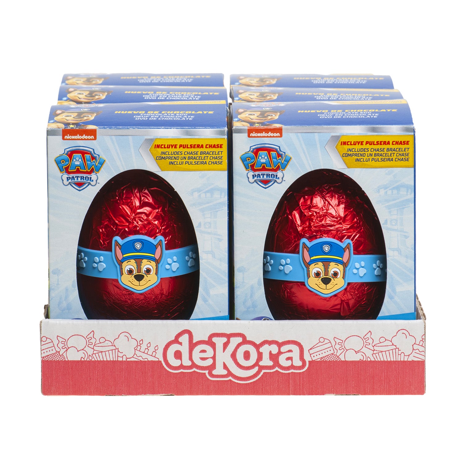 CHOCOLATE EGG WITH CHASE  BRACELET 55GR