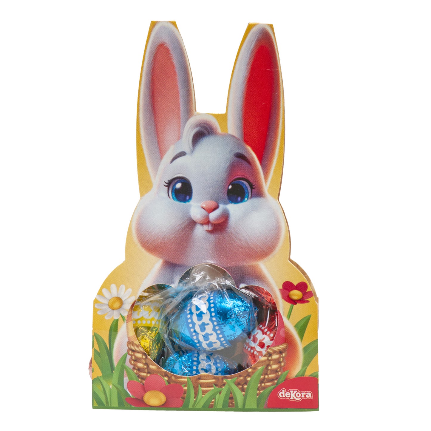 BUNNY WITH CHOCOLATE EGGS 60GR