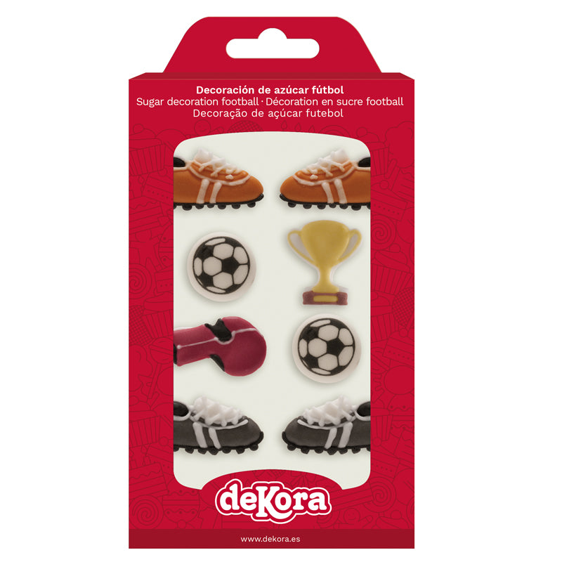 BLISTER SUGAR CAKE DECORATION FOOTBALL