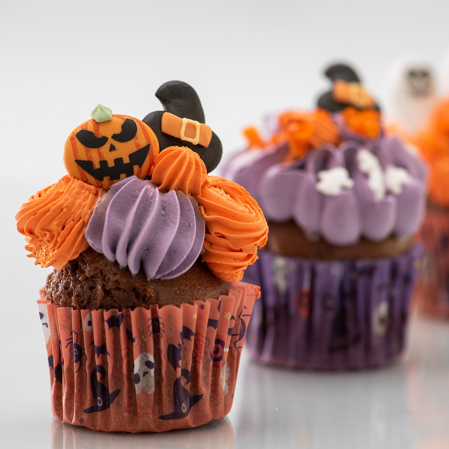 15 BLISTER AÇÚCAR 2D  FANTASMA, ABÓBORA E BRUXA