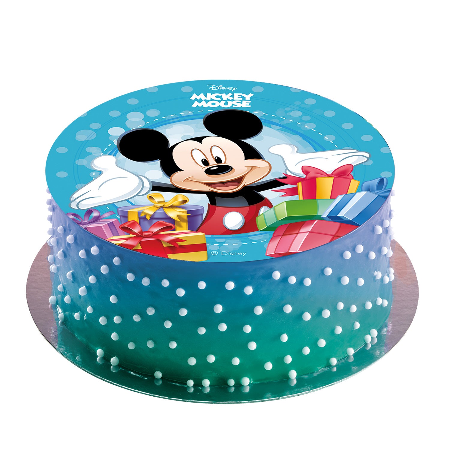 6 DISCOS COMESTÍVEIS 20 CM MICKEY & AMIGOS