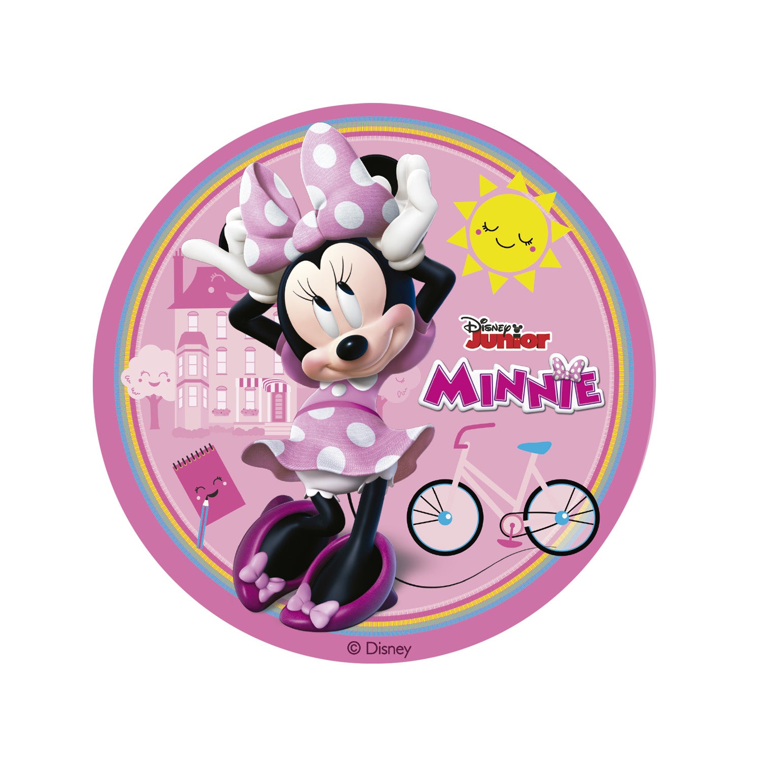 DISCO COMESTIBLE TARTA MINNIE ZERO 15,5CM