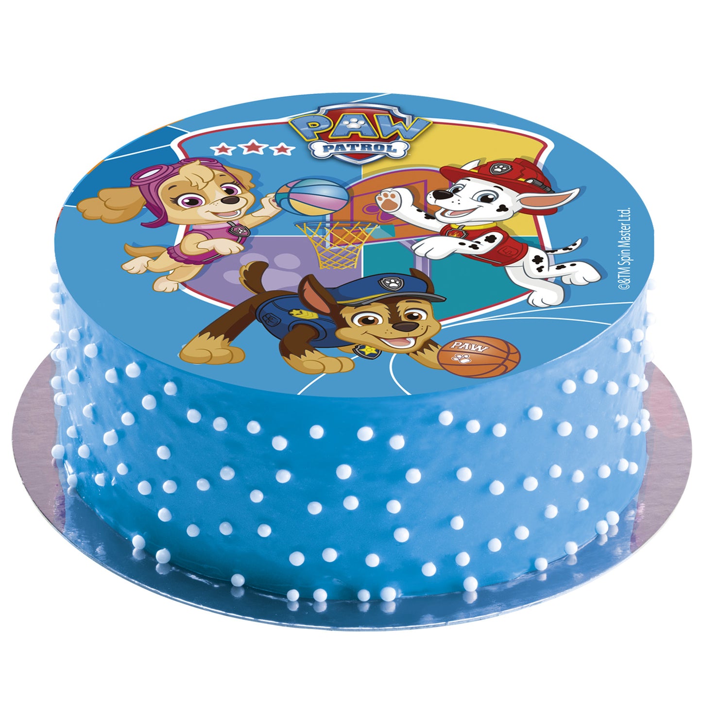 DISQUE COMESTIBLE DÉCO GÂTEAUX PAW PATROL ZERO 15,5CM