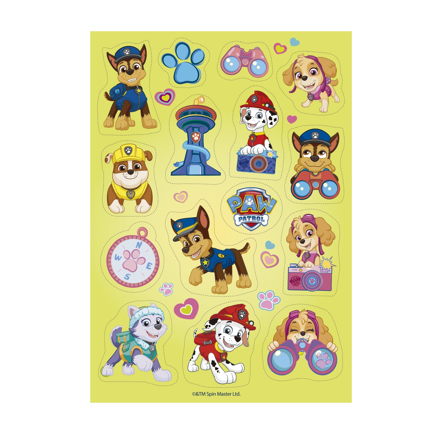 EDIBLE CUT-OUT DECORATIONS PAW PATROL ZERO