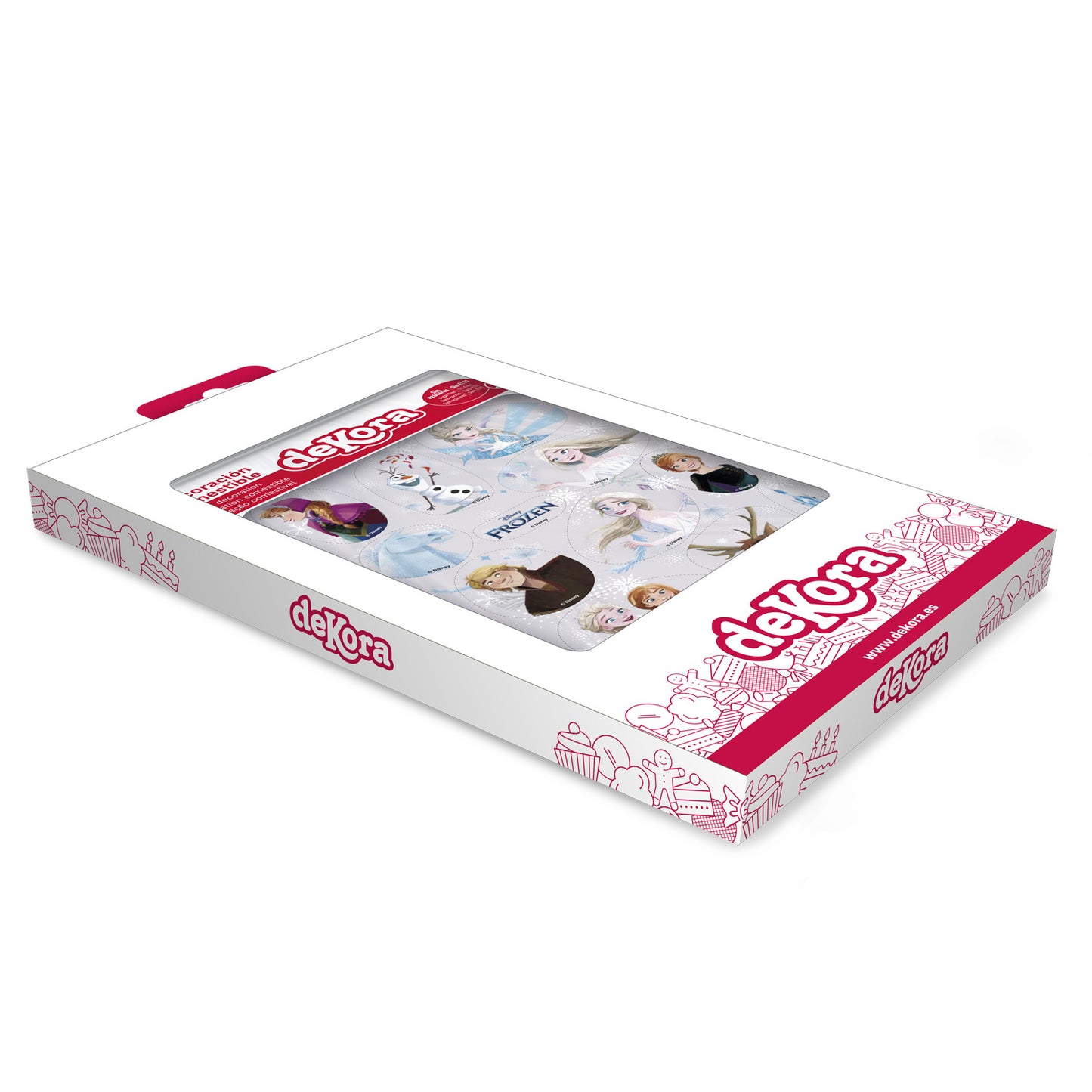 DÈCORATION COMESTIBLE À DÉCOUPER FROZEN II ZERO