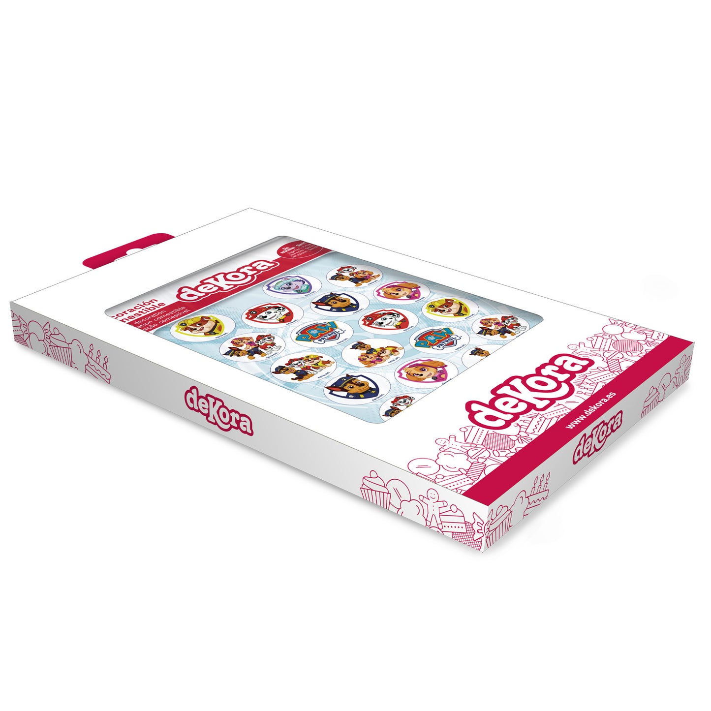 MINI DISQUES COMESTIBLES PAW PATROL Ø 3.4CM ZERO