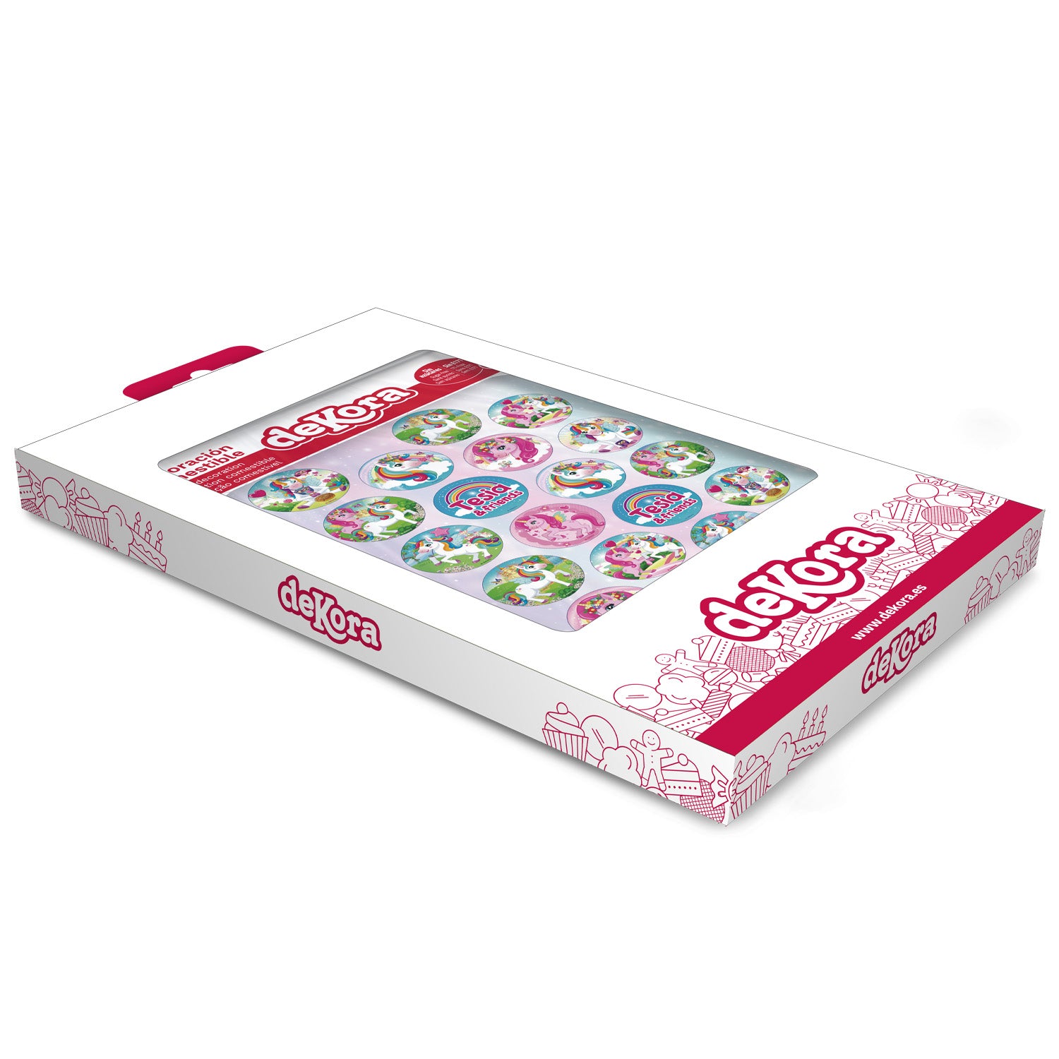 MINI DISQUES COMESTIBLES LICORNE TESIA Ø 3.4CM ZERO