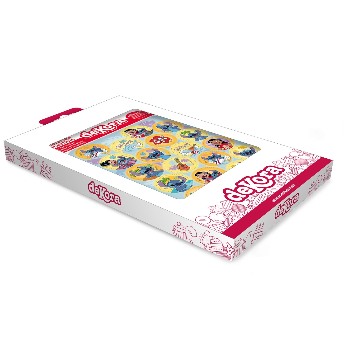 MINI DISCOS COMESTIBLES STITCH Ø 3,4CM ZERO A5
