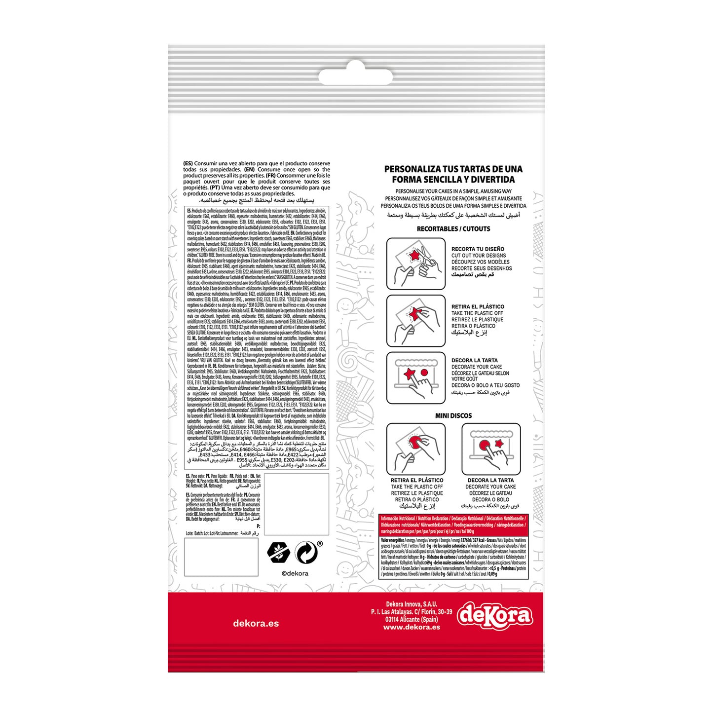 MINI DISCOS COMESTIBLES SPIDEY Ø 3,4CM ZERO A5