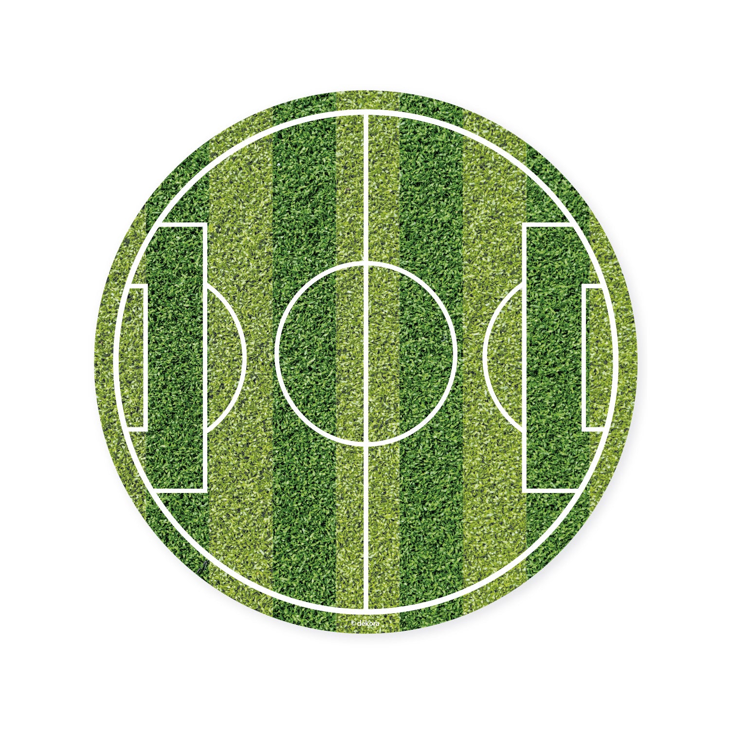 DISCO COMESTIBLE TARTA CAMPO DE FÚTBOL 15.5CM