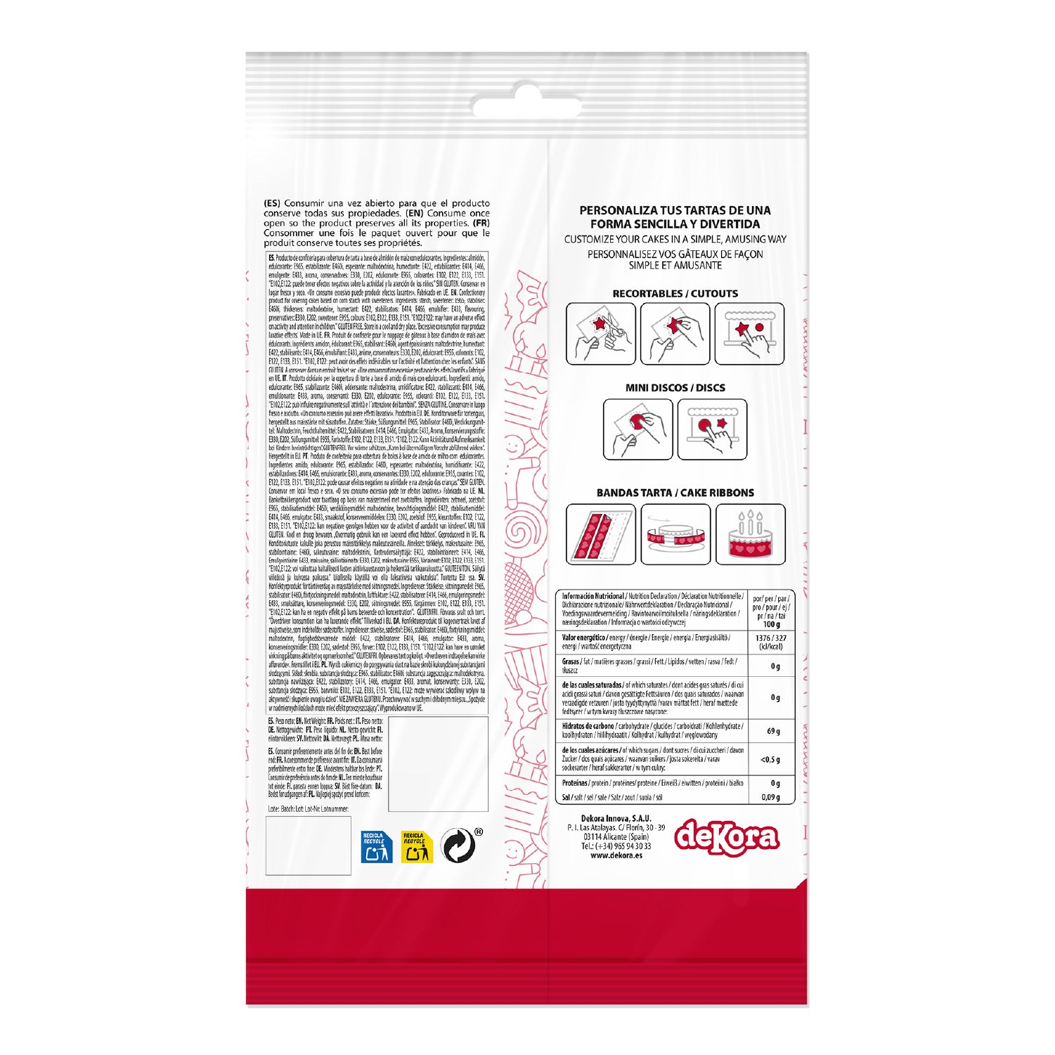 DÈCORATION COMESTIBLE À DÉCOUPER BLUEY ET BINGO ZERO