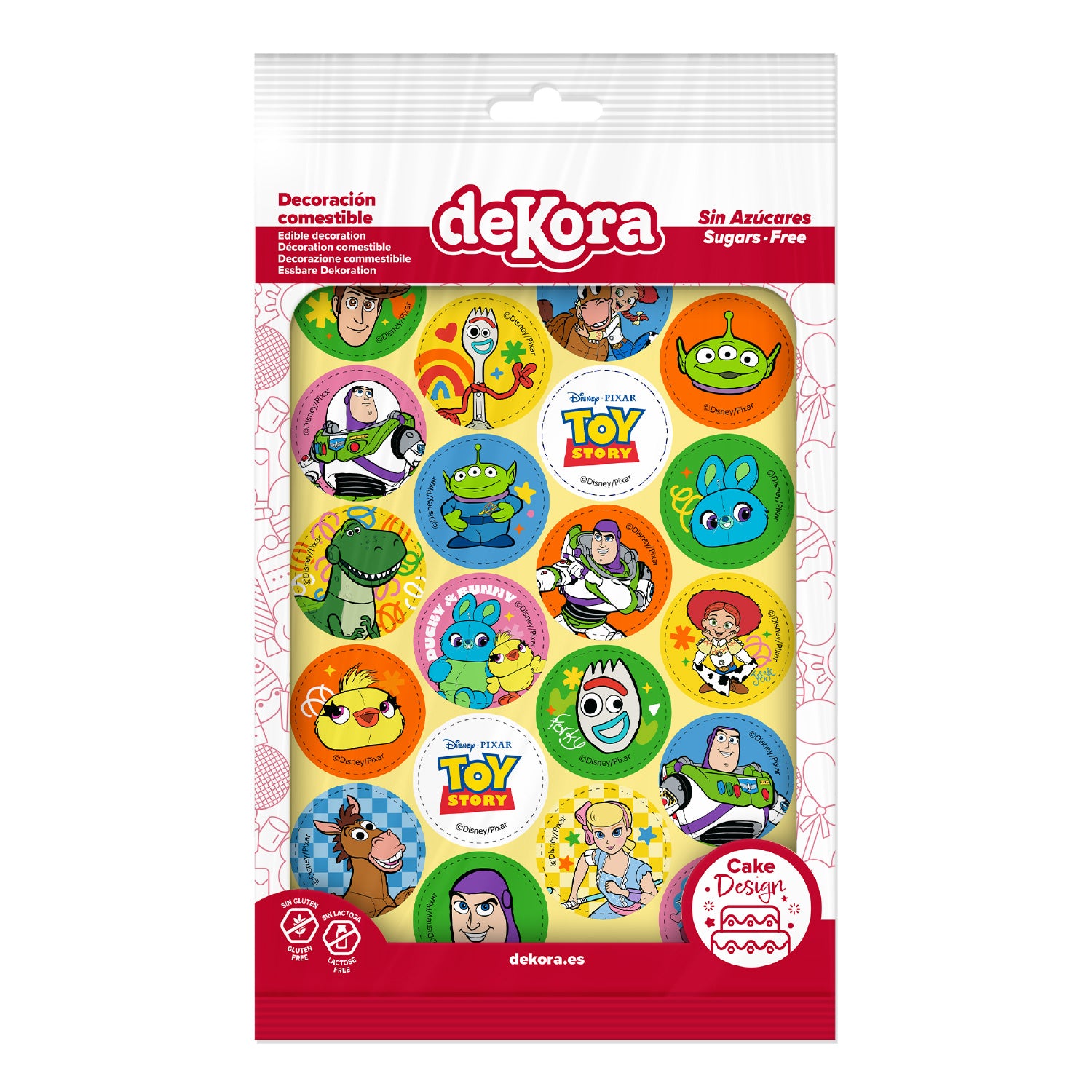 MINI DISCOS COMESTIBLES TOY STORY Ø 3,4CM