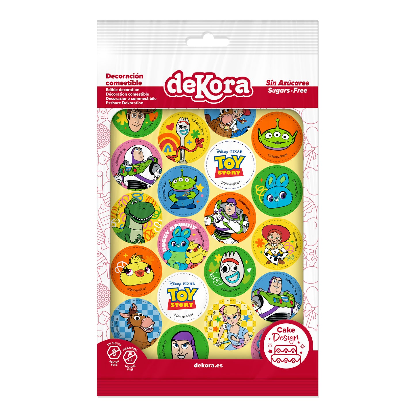 MINI DISCOS COMESTIBLES TOY STORY Ø 3,4CM