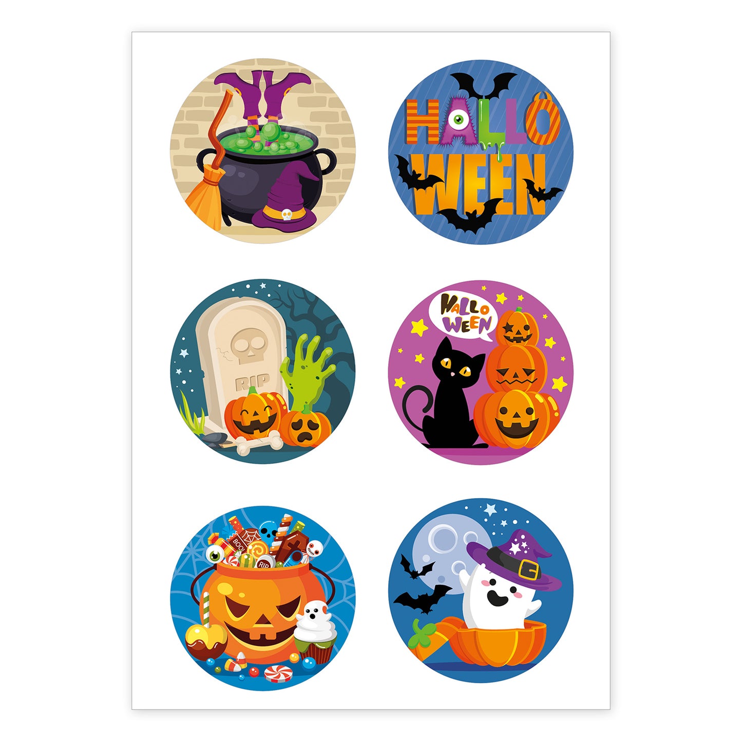 MIX HALLOWEEN EDIBLE DISCS 12U Ø 5,8CM