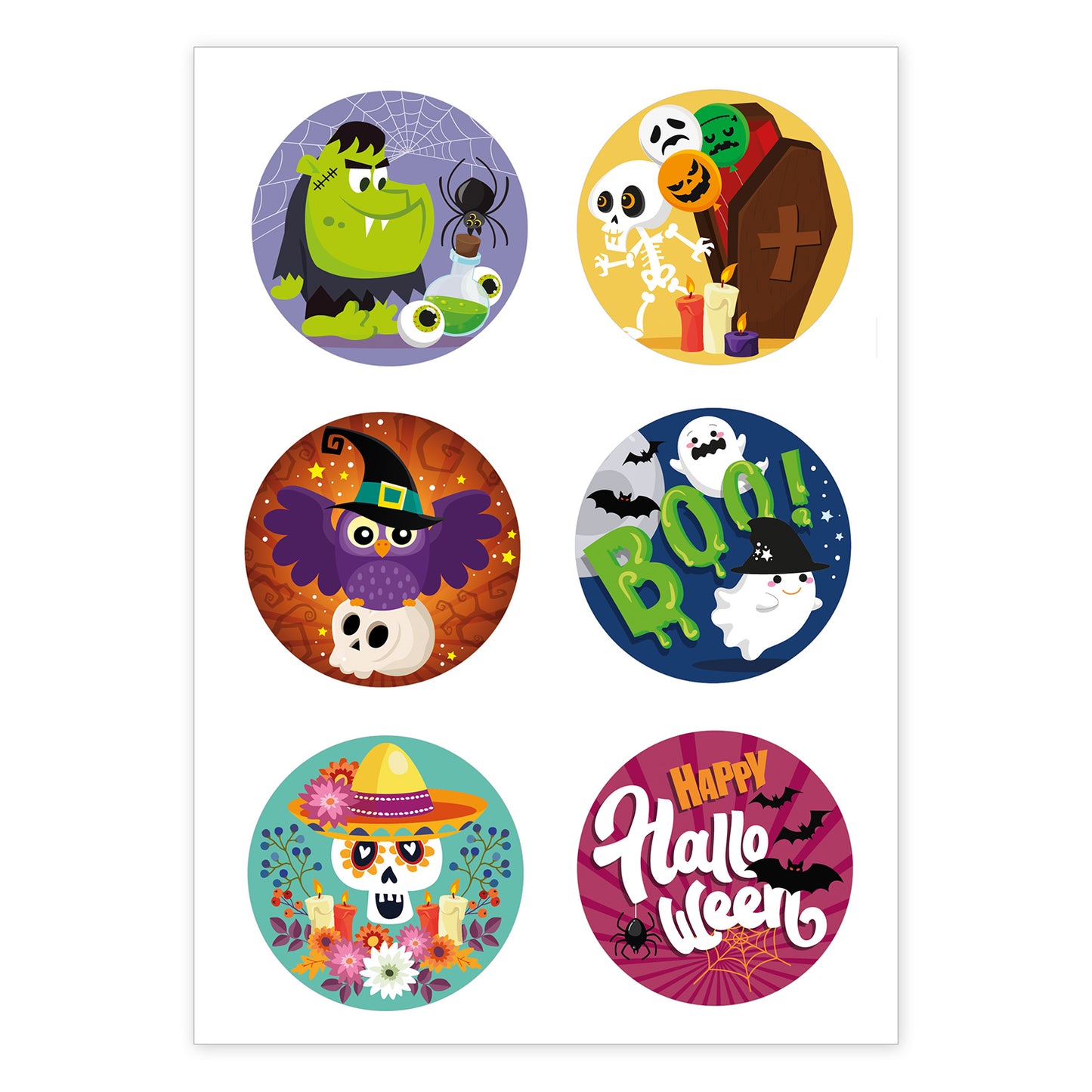 MIX HALLOWEEN EDIBLE DISCS 12U Ø 5,8CM