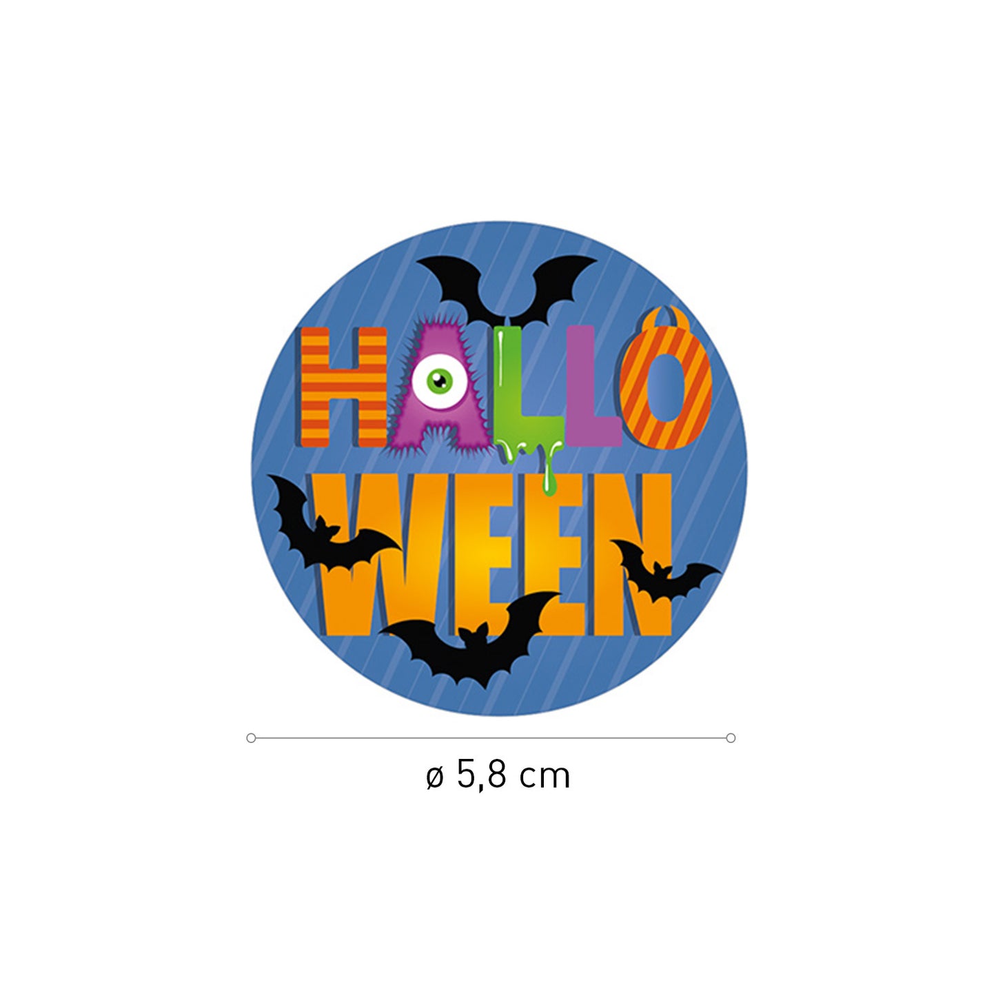 MIX HALLOWEEN EDIBLE DISCS 12U Ø 5,8CM