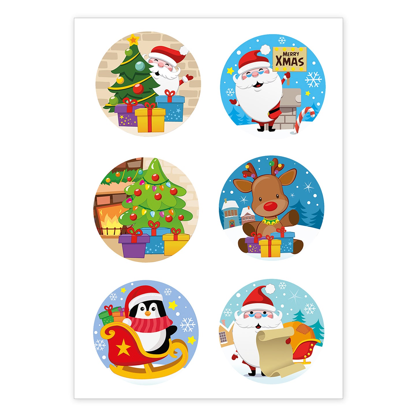 MIX DISQUES COMESTIBLES NOËL 12U Ø 5,8CM