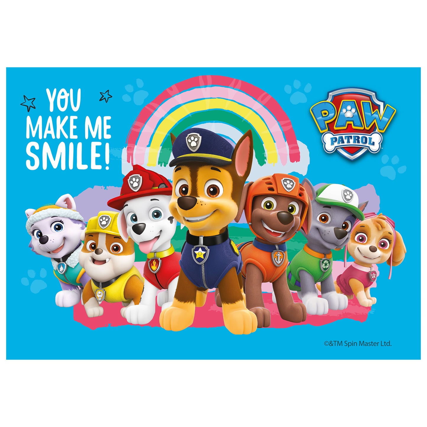 PAW PATROL FONDANT DECORATION CAKE 14,8X21CM