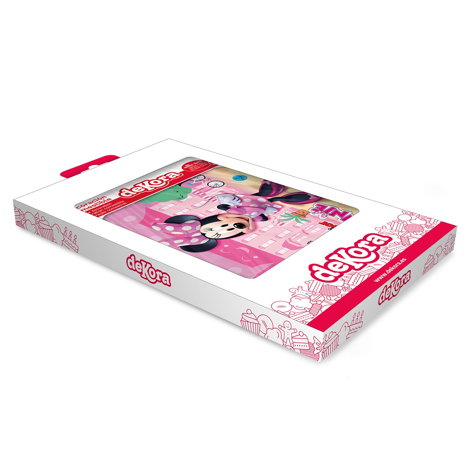 MINNIE MOUSE FONDANT DECORATION CAKE 14,8X21CM