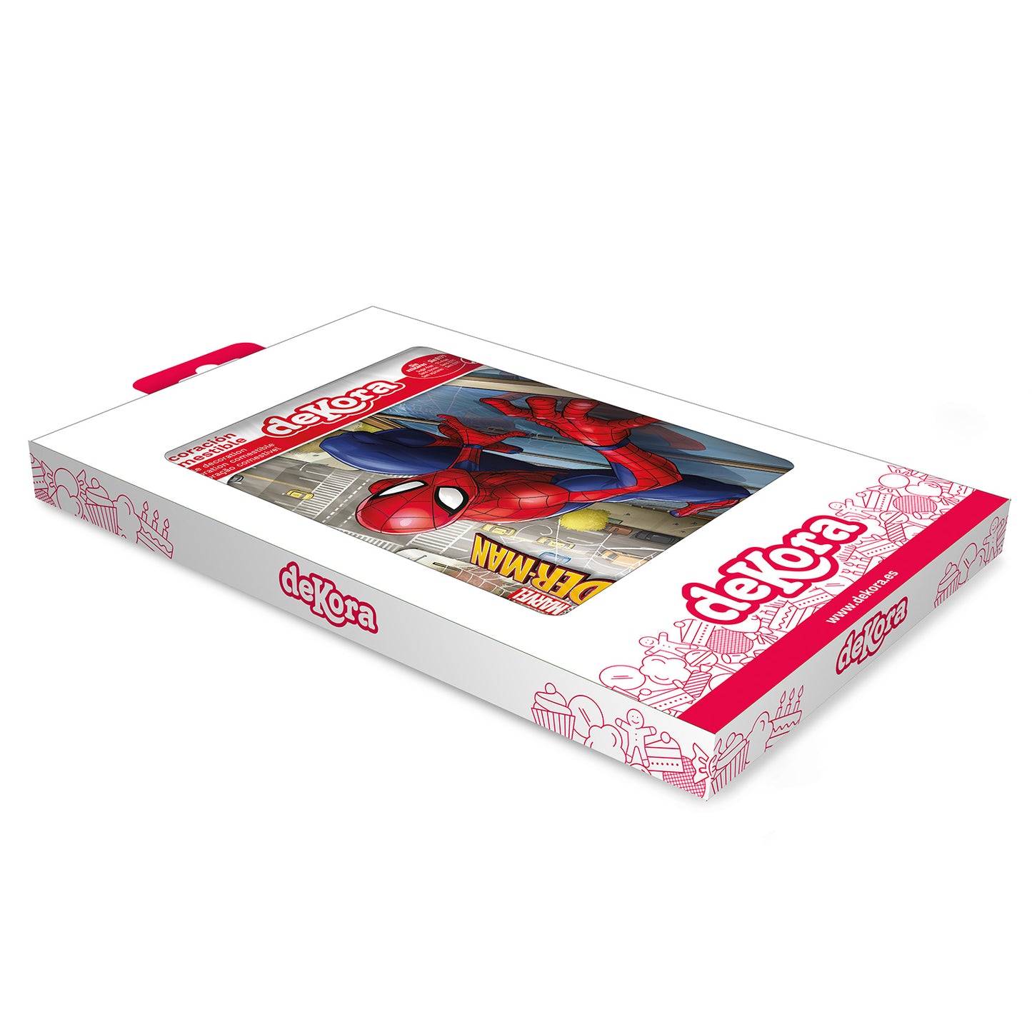 SPIDERMAN FONDANT DECORATION CAKE 14,8X21CM