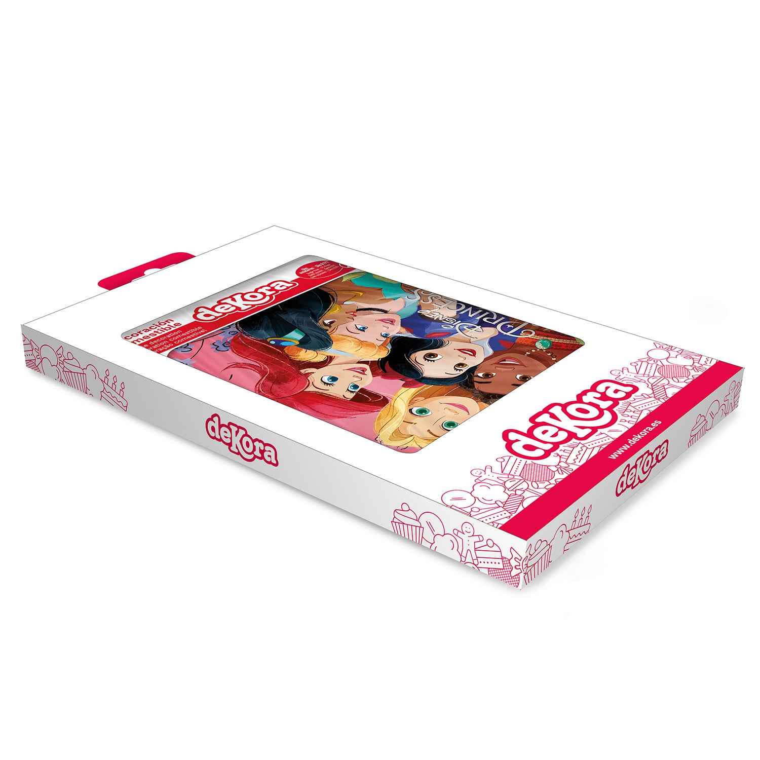 FONDANT DECORAÇÃO BOLO PRINCESAS A5 14,8X21CM
