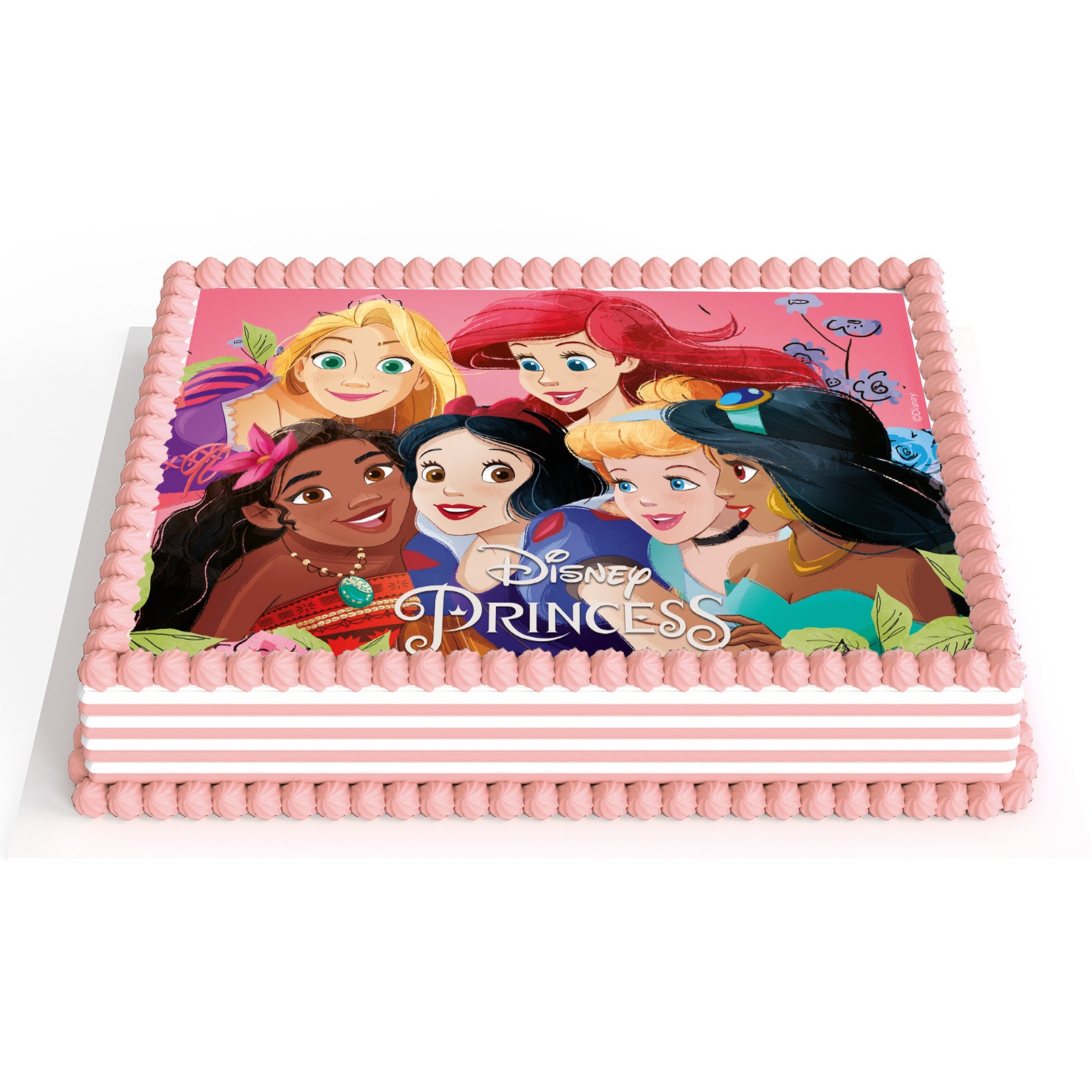 FONDANT DECORAÇÃO BOLO PRINCESAS A5 14,8X21CM