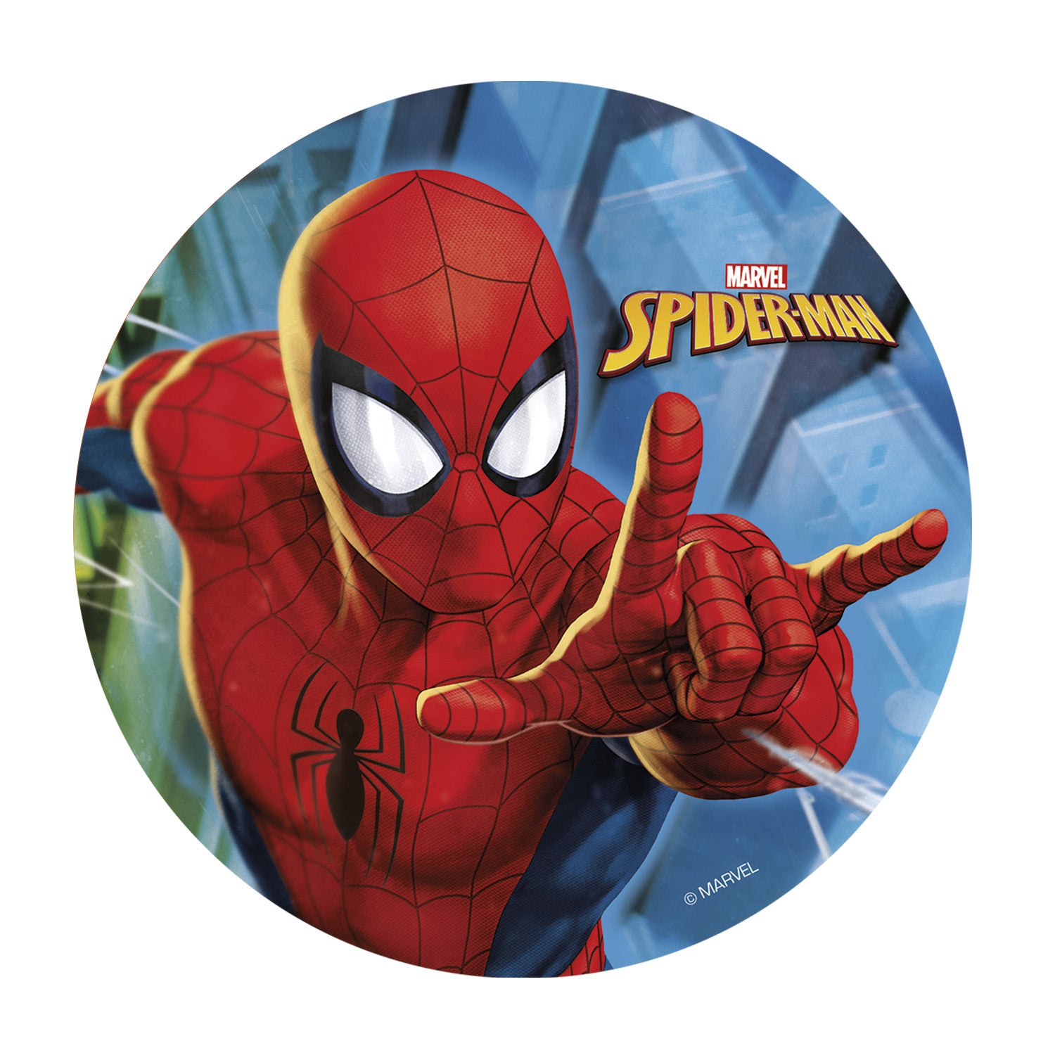 CAKE DECORATING EDIBLE DISCS SPIDER-MAN 20CM