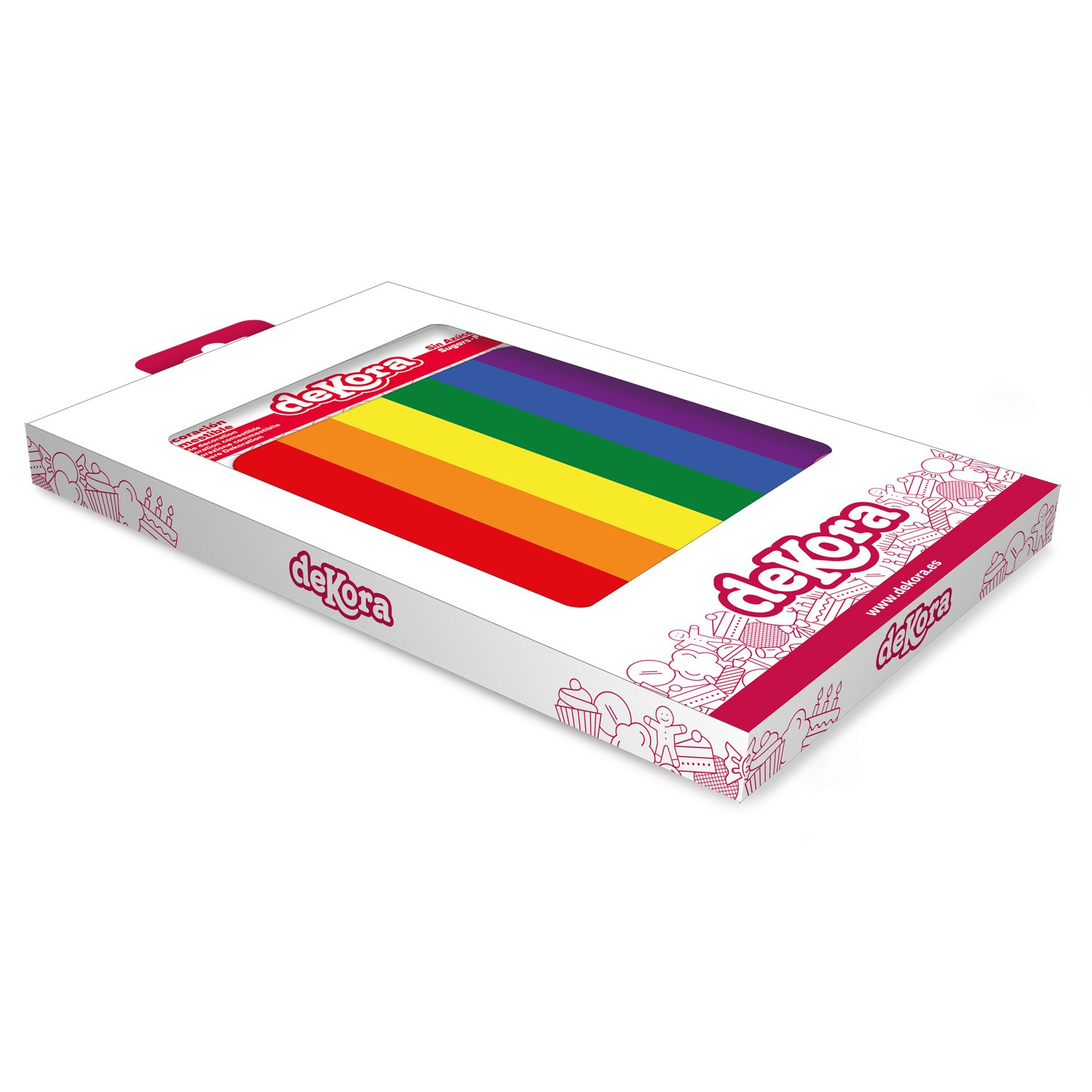 LÁMINA COMESTIBLE TARTA LGTBI 14,8X21CM A5