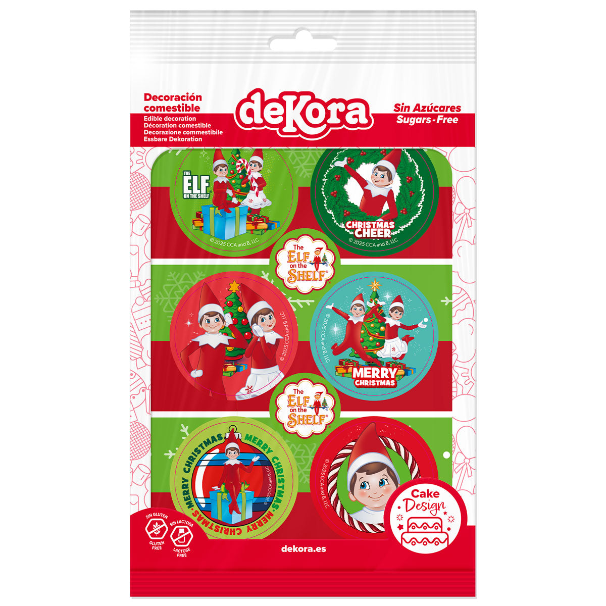 MIX DISCOS COMESTIBLES THE ELF 6U Ø 5,8CM A5